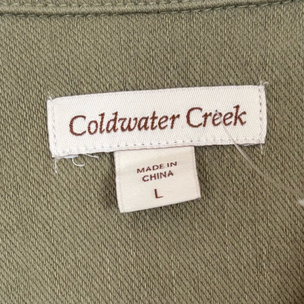 Coldwater Creek Olive Green Utility Jacket for Women - Picture 5 of 5
